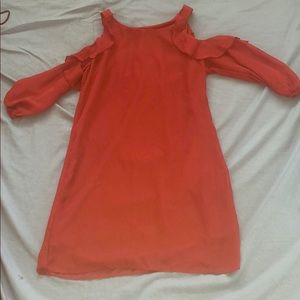 burgundy red mid-thigh dress